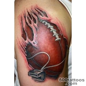 Football Tattoos Designs, Ideas and Meaning  Tattoos For You_8