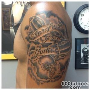 Football Tribute Tattoo by Cat Johnson  Tattoos_3