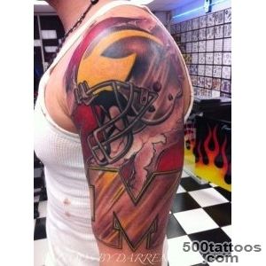 Michigan  Tattoo  Pinterest  Football Tattoo, American Football _34