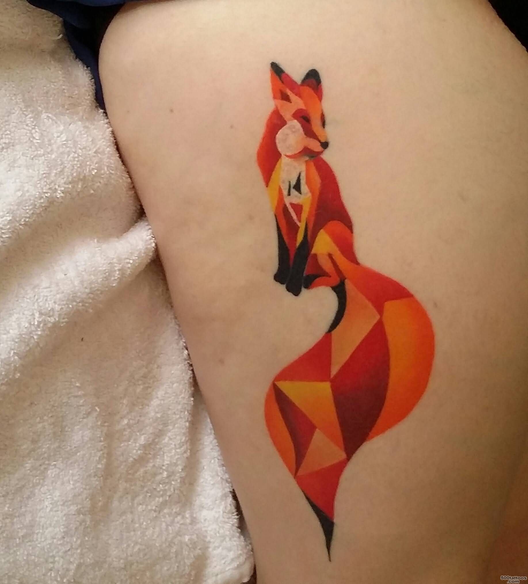 21 Impressive Fox Tattoo Designs, Pictures And Images Ideas_10