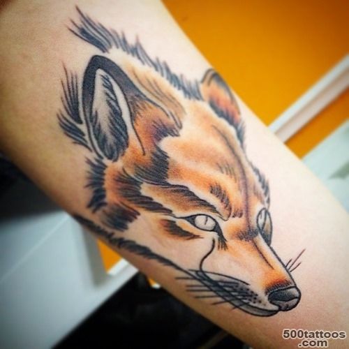 90+ Fox Tattoo Designs for Men and Women_37