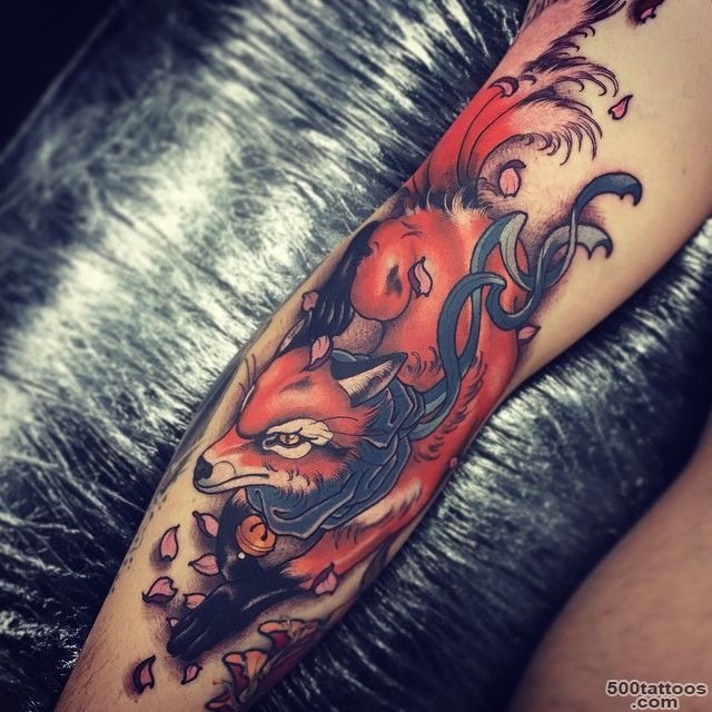 Arm Red Fox Tattoo  Best Tattoo Ideas Gallery_46