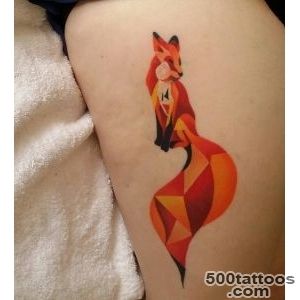 Fox tattoo design, idea, image