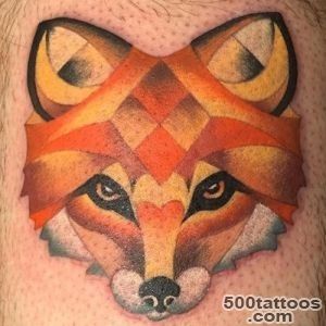 90+ Fox Tattoo Designs for Men and Women_50