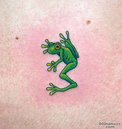 16+ Cute Frog Tattoos_10