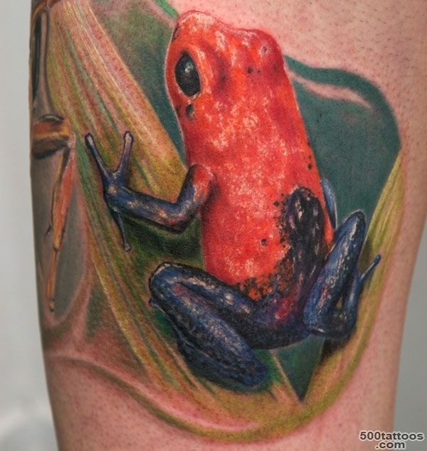 30 Brilliant Frog Tattoos   SloDive_38