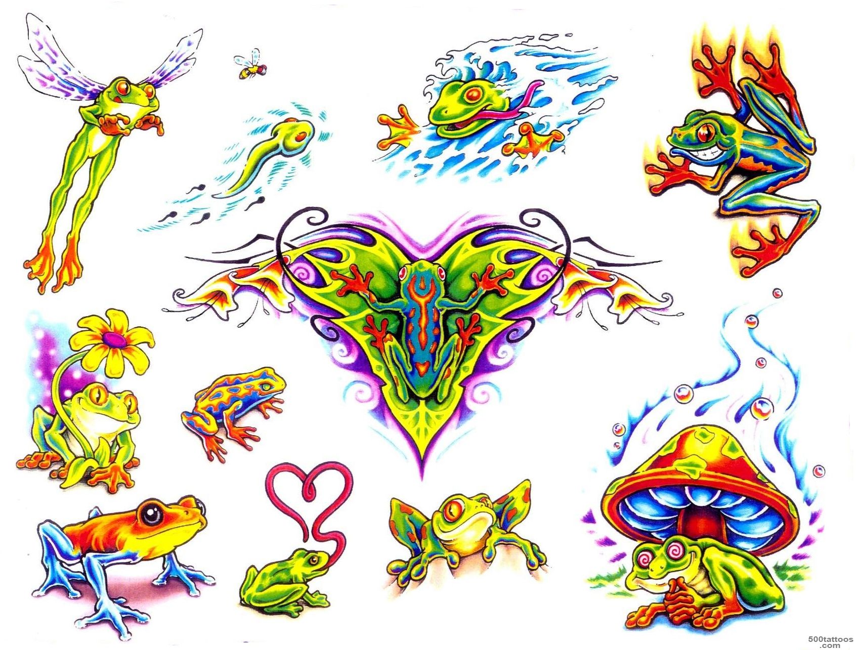 Frog Tattoos, Designs And Ideas  Page 5_16