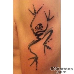 10 Beautiful Tribal Frog Tattoos  Only Tribal_49