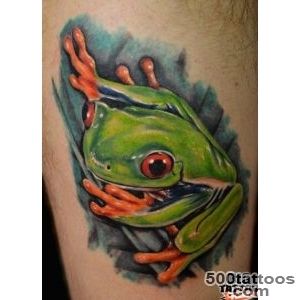 Watercolor tree frog tattoo   Tattooimagesbiz_48