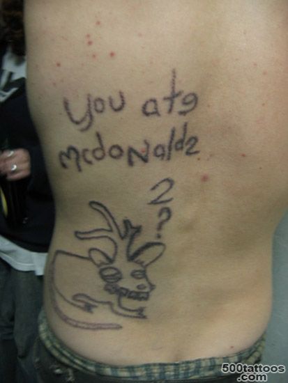 Funny Tattoo – You Ate Mcdonaldz  Amusingtime.com_44