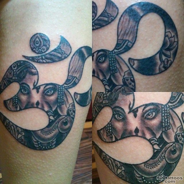 ganesh ganesha tattoo om on Instagram_44