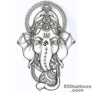 ganesha lotus drawing   Google Search  tattoos  Pinterest _34