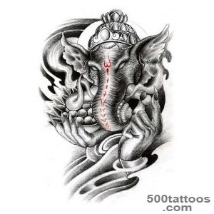 Ganesha Lotus Tattoo Drawing   Tattoes Idea 2015  2016_11