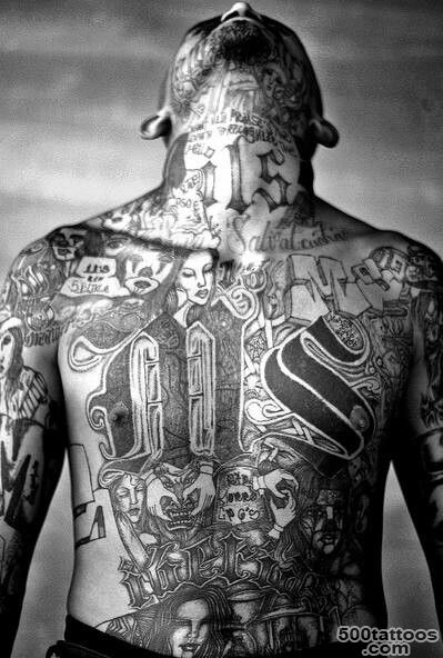LEO#39s can learn so much from thi guy#39s ink.  GangPrison Tats ..._18