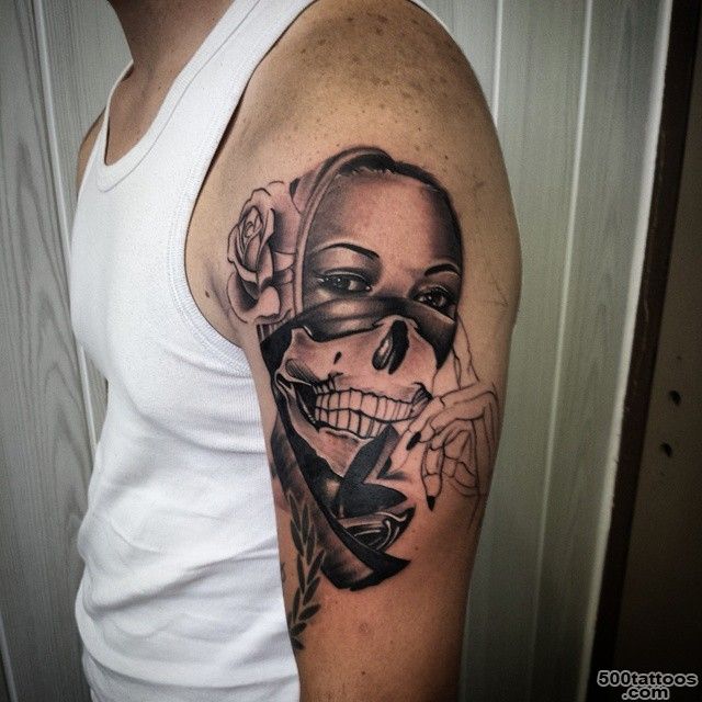 25 Risky and Ascetic Gangster Tattoo Designs_9