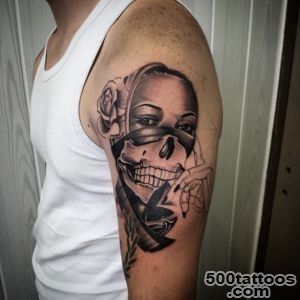 25 Risky and Ascetic Gangster Tattoo Designs_9