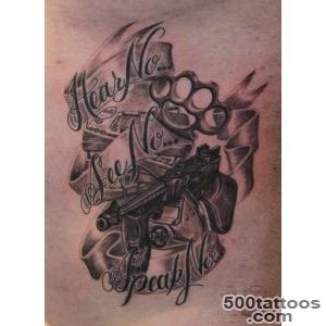 Pin Gangster Tattoos Ideas Dise on Pinterest_19
