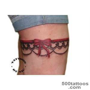 20+ Simple Garter Tattoos_25