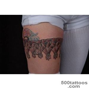 30 Garter Belt Tattoo Art Examples_32