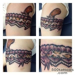 30 Garter Belt Tattoo Art Examples_40