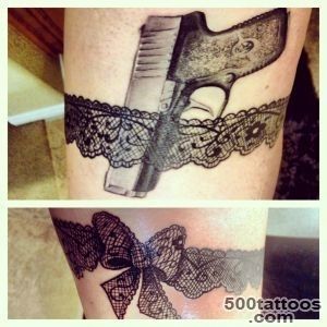 Pin Gun N Garter Tattoo Image Tattoobitecom on Pinterest_50