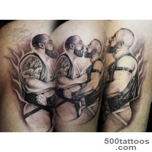 Gay Couple portrait tattoo  Miguel Angel Custom Tattoo Arti…  Flickr_4