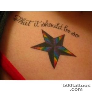 Gay Pride Nautical Star Tattoo Picture_12