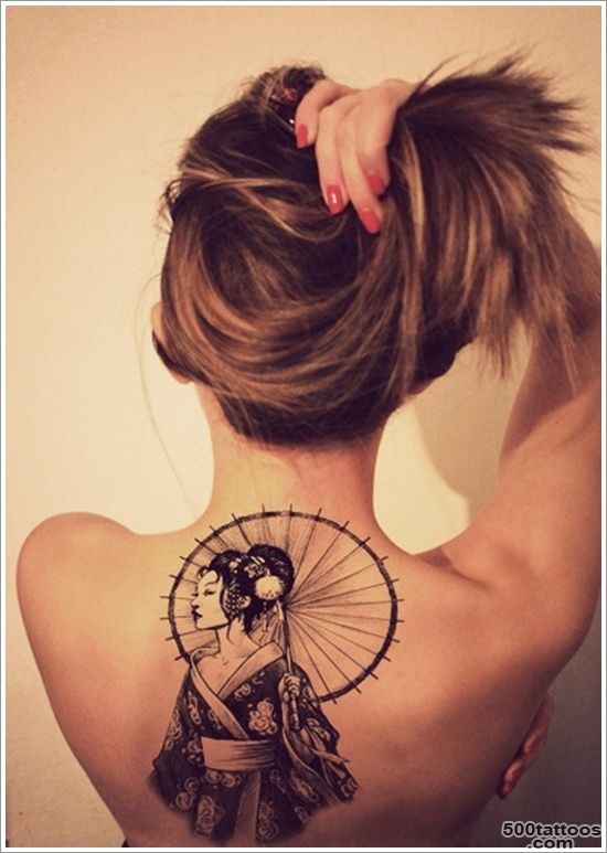 45 Traditional Geisha Tattoo that Inspire your Artistic Side_14