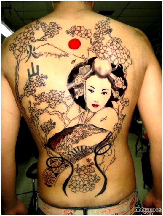 45 Traditional Geisha Tattoo that Inspire your Artistic Side_48