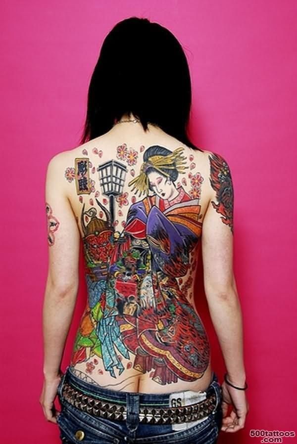 128 Best Geisha Tattoos_37