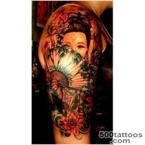 45 Traditional Geisha Tattoo that Inspire your Artistic Side_7