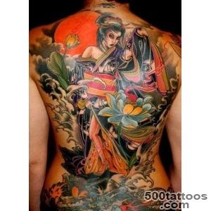 50+ Beautiful Geisha Tattoos  Art and Design_36