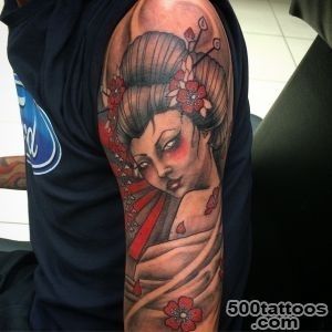 50 Japanese Geisha Tattoo Meaning and Designs_5