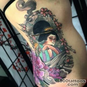 50 Japanese Geisha Tattoo Meaning and Designs_21