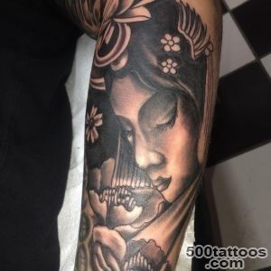 50 Japanese Geisha Tattoo Meaning and Designs_22