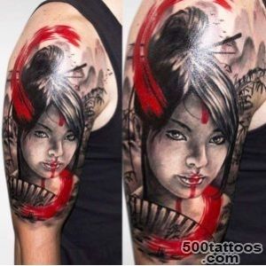 Geisha Tattoo Motive_35