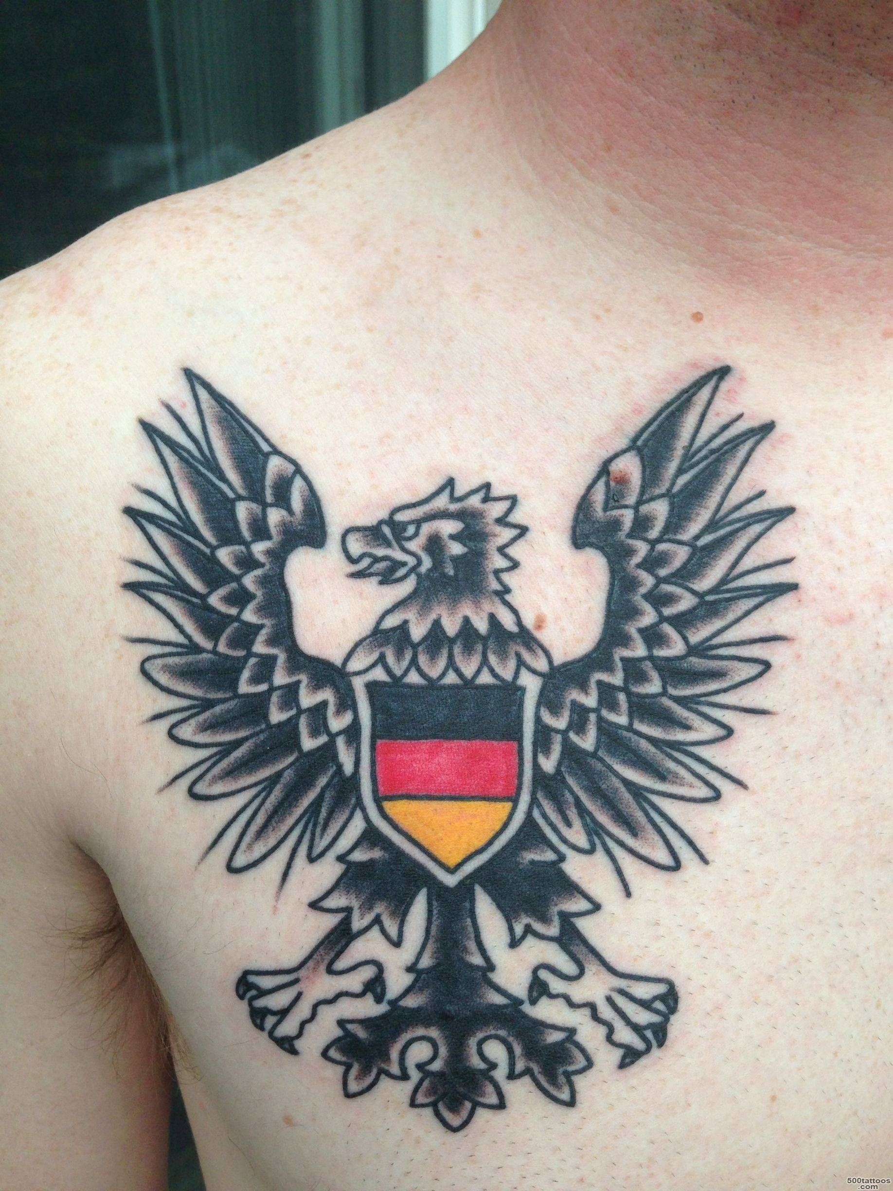 German eagle done by Chris Boilore at Fish Ladder Tattoo in ..._3