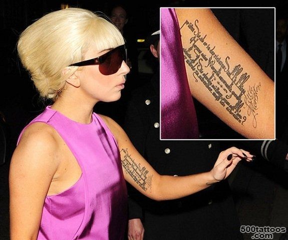 Lady Gaga Rilke Tattoo   Meaning and Translation of her Rilke Arm Tat_17