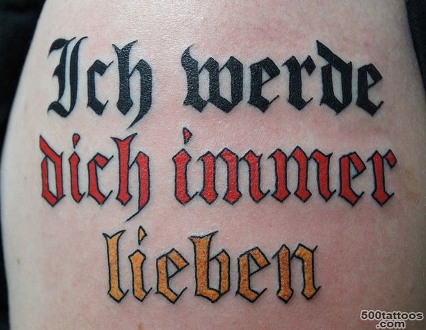 Lou#39s Tattoos Clearwater Florida   German lettering Olde English ..._16