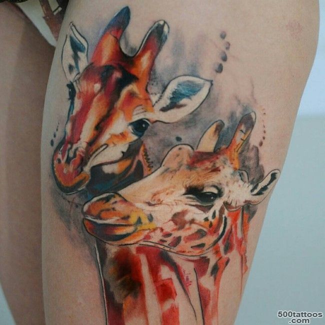 50+ Elegant Giraffe Tattoo Meaning and Designs   Wild Life on Your ..._33