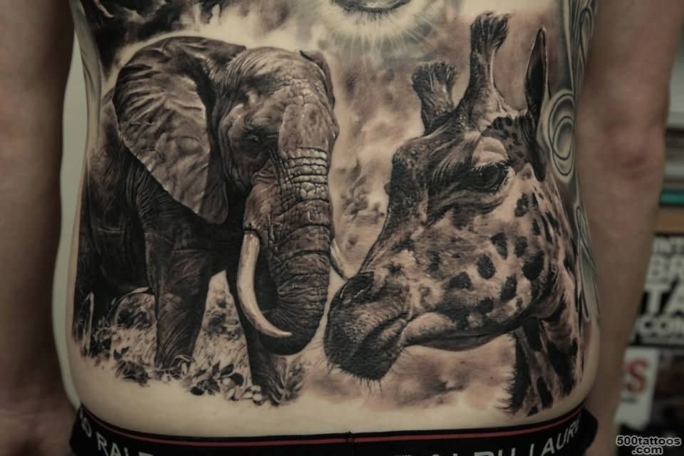 Giraffe Tattoo Images amp Designs_26