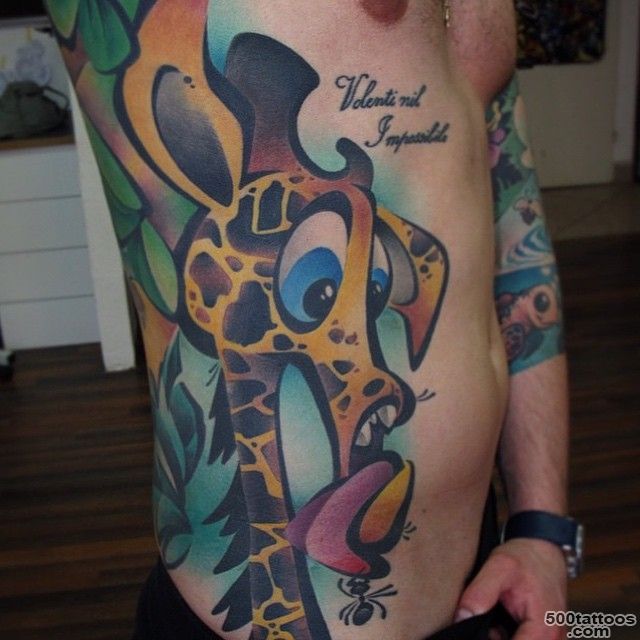 Surprised Giraffe tattoo  Best Tattoo Ideas Gallery_30