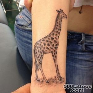 50+ Elegant Giraffe Tattoo Meaning and Designs   Wild Life on Your _20
