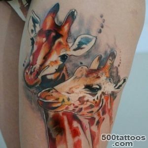 50+ Elegant Giraffe Tattoo Meaning and Designs   Wild Life on Your _33