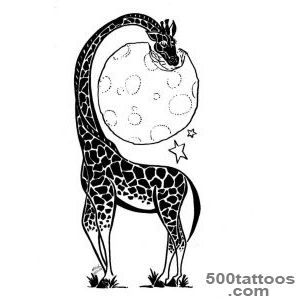 Giraffe Tattoo Images amp Designs_46