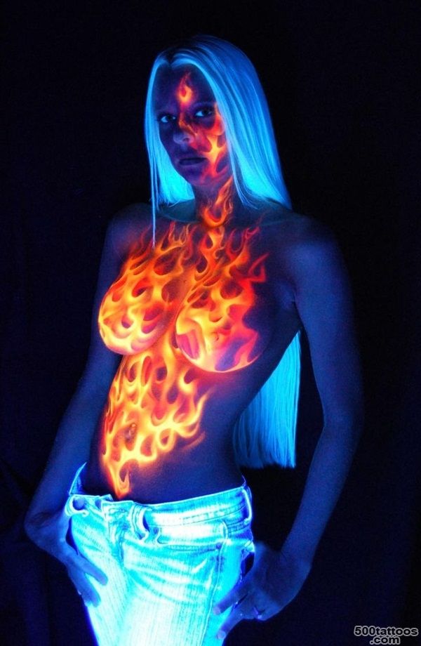 98 Glowing Black Light Tattoos Add Intensity to Your Ink_4