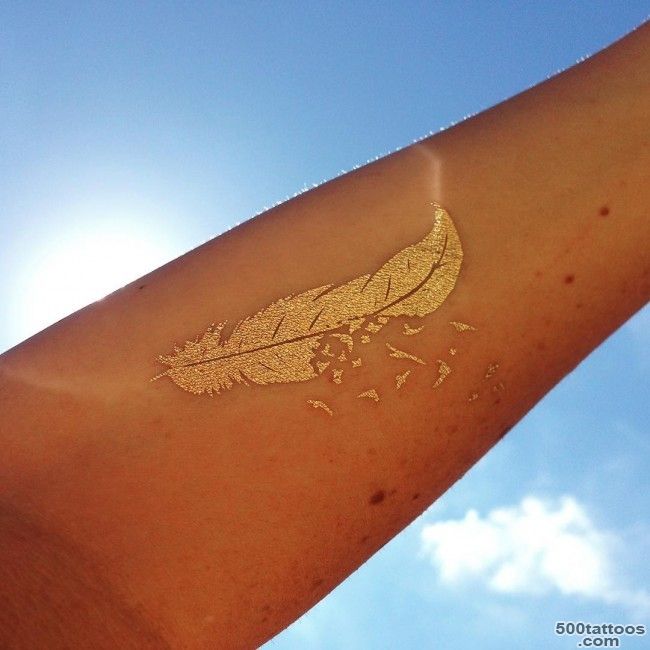 40 Cool Gold Tattoo Designs   Shine Brightly_33