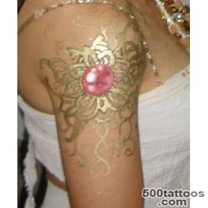 10 Flashy Gold Tattoos Ideas_34