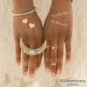 Create your own wedding flash tattoo!  Gold Ink Tattoo_24