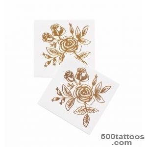 Gold Floral Temporary Tattoos by RIFLE PAPER Co  Made in USA_44